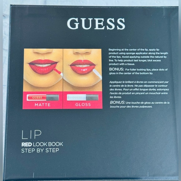Guess Lip Red Look Book NWT - Picture 5 of 9